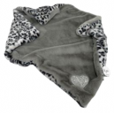 My Blankets Special Grey+leo grey/black