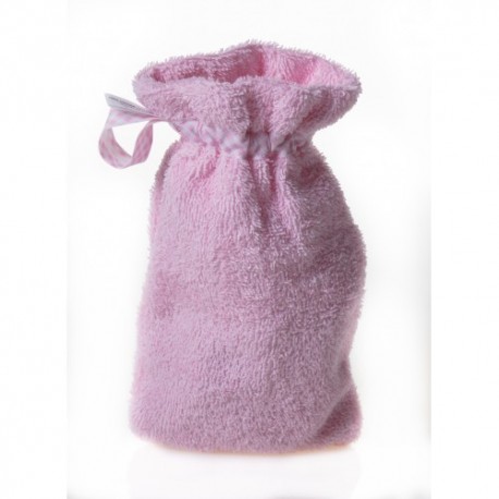 MICHI Guanto da Bagno Rosa My Love