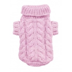 Angora Cable Knit Pink