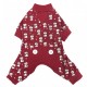 Pigiama DOG SNOWMAN PRINT PJ-RED