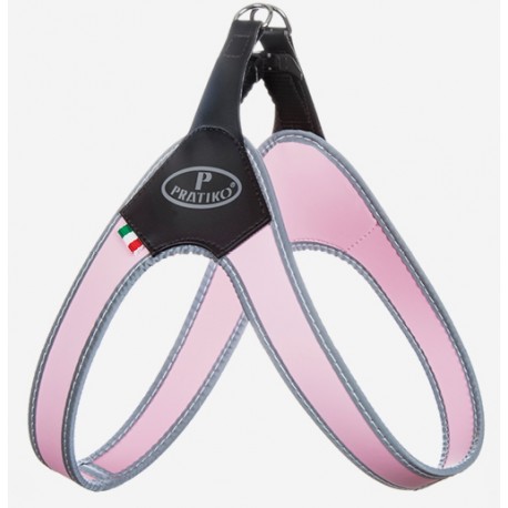 Pettorina Basic Clip Rosa bordo reflex