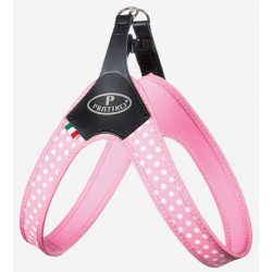 Pettorina Fashion rosa a pois