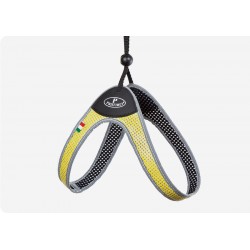 Pettorina Rete Laccio Giallo Pastello