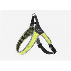 Pettorina Rete Doppio Clip Giallo Fluo