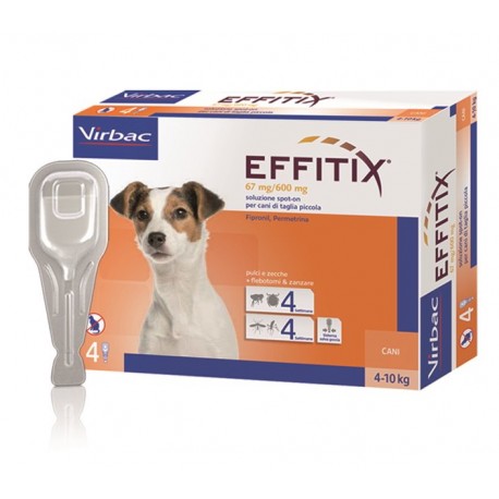 Effitix Antiparassitario Cane Small - Da 4 a 10 KG