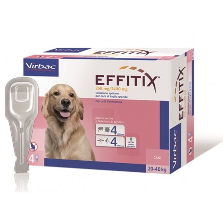 Effitix Antiparassitario Cane Large - Da 20 a 40 KG