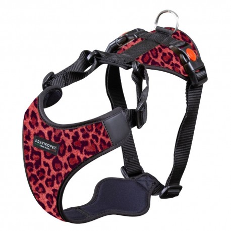 PETTORINA HANATOMIKA PER BULLDOG FRANCESE MACULATO ROSSO