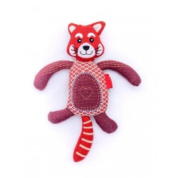 Panda Rosso Wwf In Materiale Riciclato