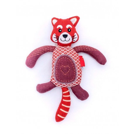 Panda Rosso Wwf In Materiale Riciclato