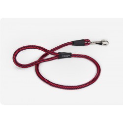 Guinzaglio Tubolare Corda Rosso/Blu + Anello