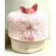 Precius Wool&Long Fur Sleeping Bed pom pom Rosa