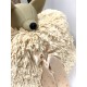 Precius Wool&Long Fur Sleeping Bed fiocco Sw Avorio