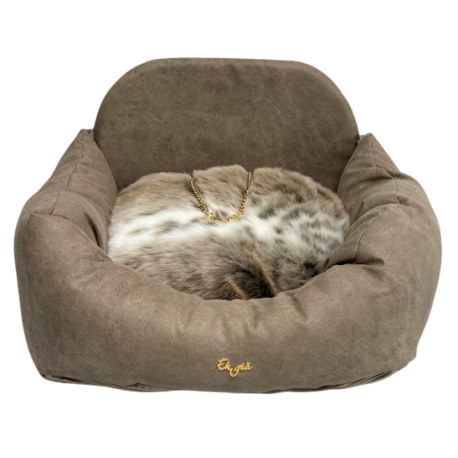 Car Bed-Lower Backrest Old Taupe+Tiger