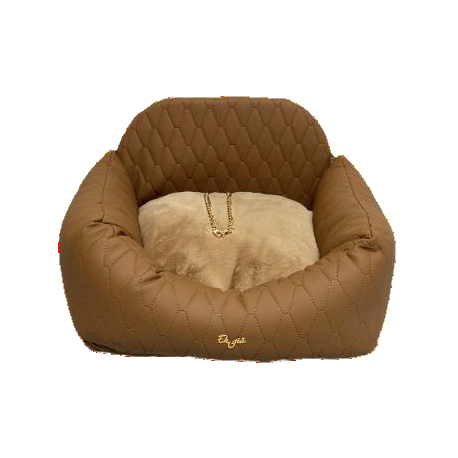 Car Bed-Lower Backrest Square Caramello+camel