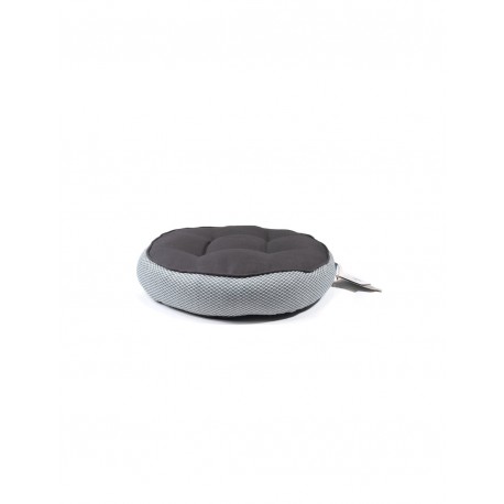 Cuscino tondo wwf in plastica riciclata nero