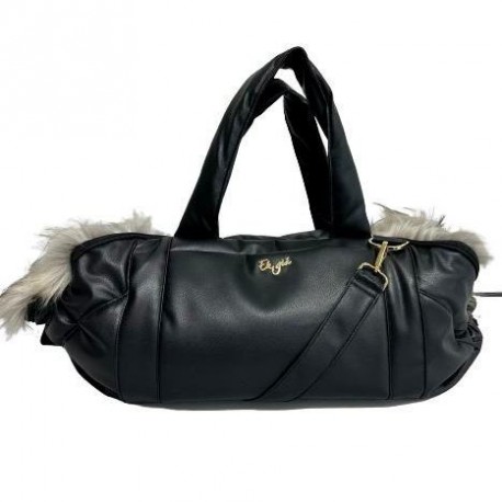 Dolomiti Bag Smooth Black+ fur
