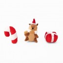 Gioco Zippy Paws Holiday Miniz - Festive Friends (3-pack)