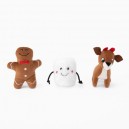 Gioco Zippy Paws Holiday Miniz - Santa's Friends (3-pack)