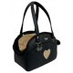 Heart's Traveller Bag + Blanket Square Black+ Gold