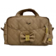 Nursery bag for stroller- Rectangular Quadra Almond+gold