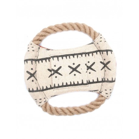 Frisbee In Juta E Cotone Con Tasca Portasnack