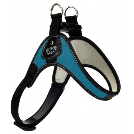 Pettorina V Blu Acqua personalizzabile