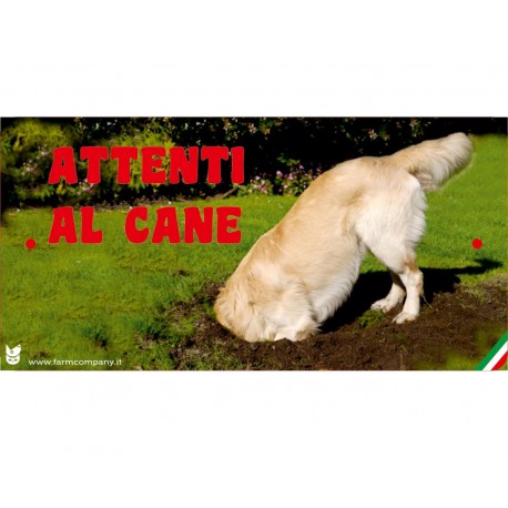 Cartello Attenti Al Cane In Forex - Fotografico 1