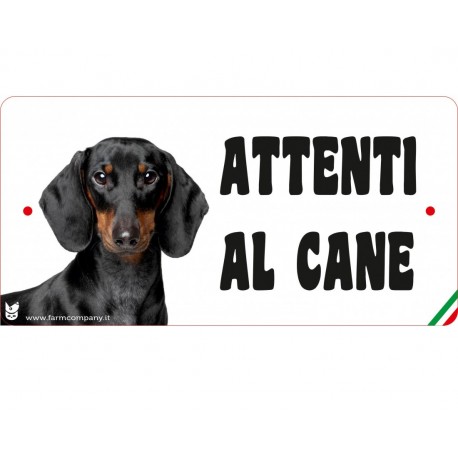 Cartello Attenti Al Cane In Forex - Bassotto