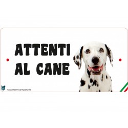 Cartello Attenti Al Cane In Forex - Dalmata