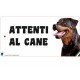 Cartello Attenti Al Cane In Forex - Rottweiler
