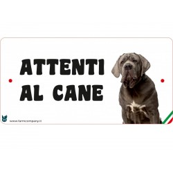 Cartello Attenti Al Cane In Forex - Mastino Napoletano