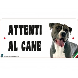 Cartello Attenti Al Cane In Forex - Pitbull