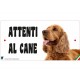 Cartello Attenti Al Cane In Forex - Cocker Spaniel