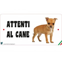 Cartello Attenti Al Cane In Forex - Chihuahua
