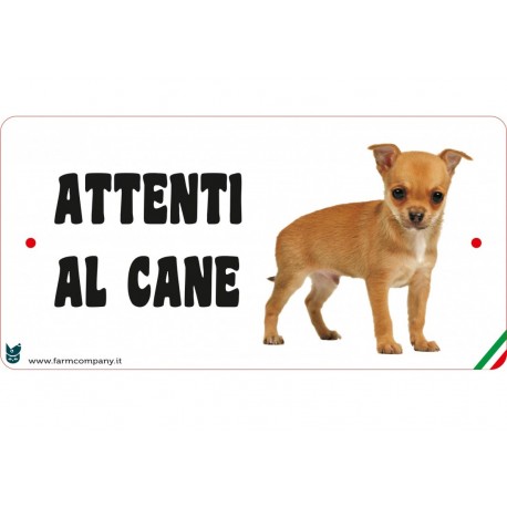Cartello Attenti Al Cane In Forex - Chihuahua