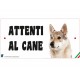 Cartello Attenti Al Cane In Forex - Lupo Cecoslovacco