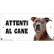 Cartello Attenti Al Cane In Forex - Amstaff