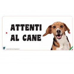 Cartello Attenti Al Cane In Forex - Beagle
