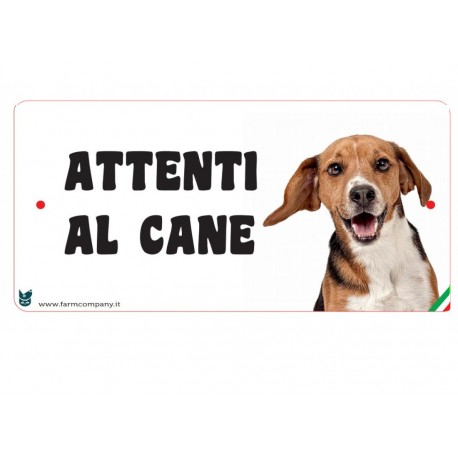 Cartello Attenti Al Cane In Forex - Beagle