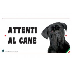 Cartello Attenti Al Cane In Forex - Cane Corso