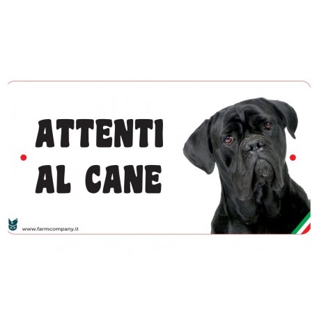 Cartello Attenti Al Cane In Forex - Cane Corso
