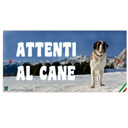 Cartello Attenti Al Cane In Forex - San Bernardo