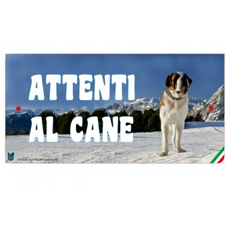 Cartello Attenti Al Cane In Forex - San Bernardo