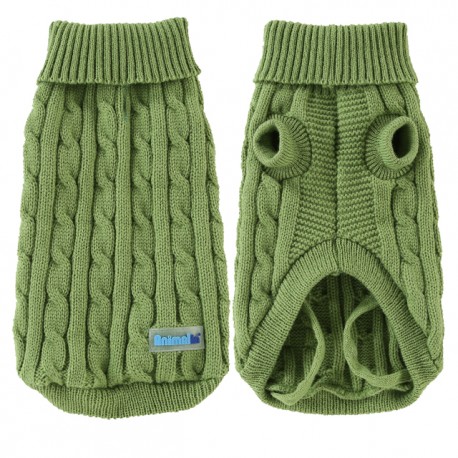 Maglione Treccia Verde