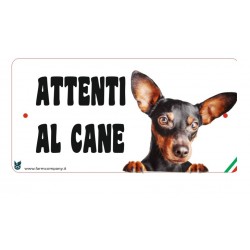 Cartello Attenti Al Cane In Forex - Pinscher