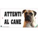 Cartello Attenti Al Cane In Forex - Bull Mastiff