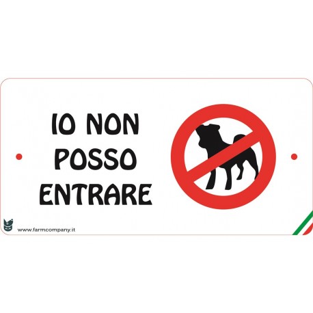 Cartello Attenti Al Cane In Forex - Non Posso Entrare