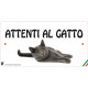 Cartello Attenti Al Cane In Forex - Gatto Certosino