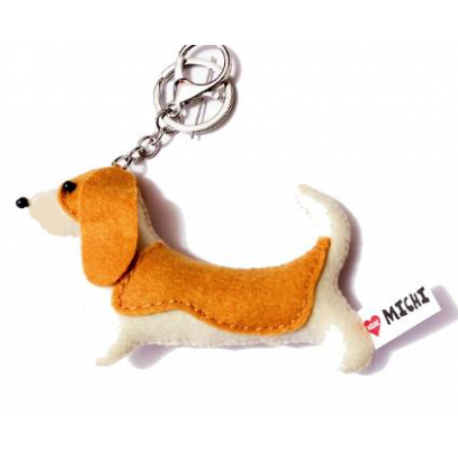 MICHI Portachiavi Basset Hound
