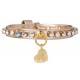Diamonds Chain Collar Metal Rosegold/Gold